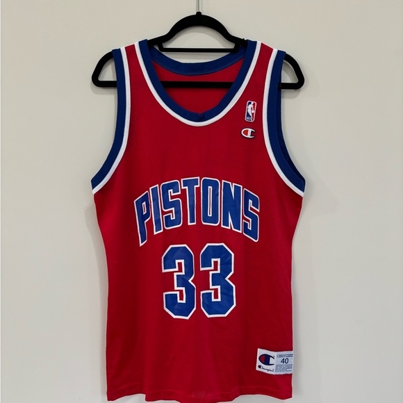 Detroit Pistons Hill jersey size mens medium 40 - Picture 1 of 2